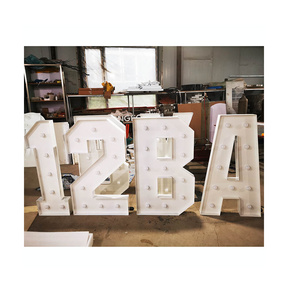 wholesale 2ft 3ft 4ft 5ft giant Light up marquee Letter numbers large  Alphabet Marquee Letters for wedding birthday