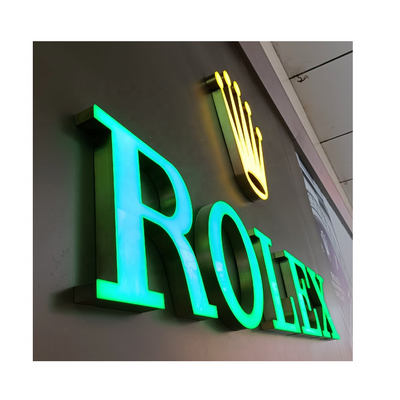 Custom Wall Letters Signage Illuminetad Letter Signs 3D Led Logo Sign Light Aluminium Channel Letters Signs