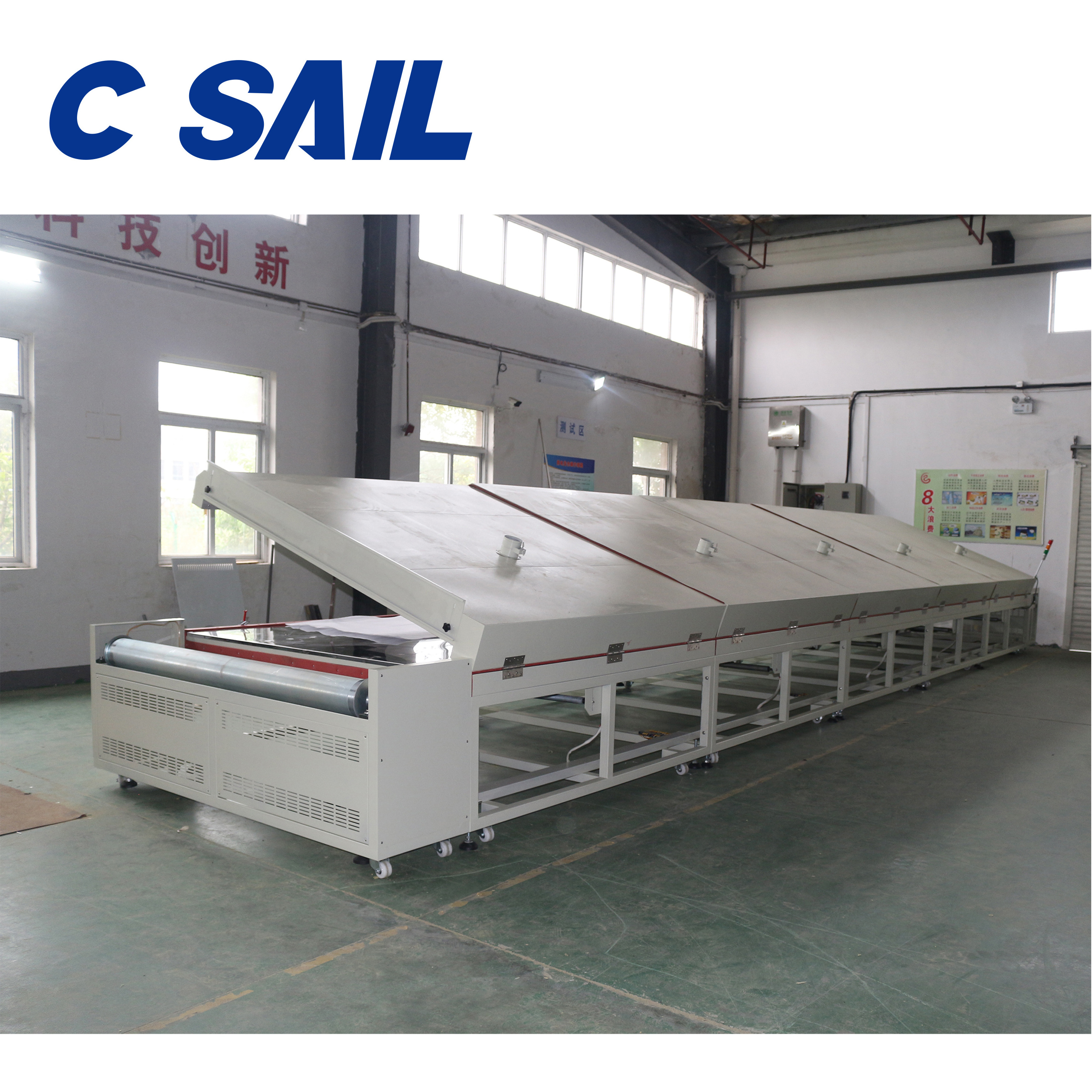 SCO-IR-18-5 Hot Air Circulation Tunnel IR Dryer Conveying industrial Drying machine oven For Glass Pvc Film ceramic carbon