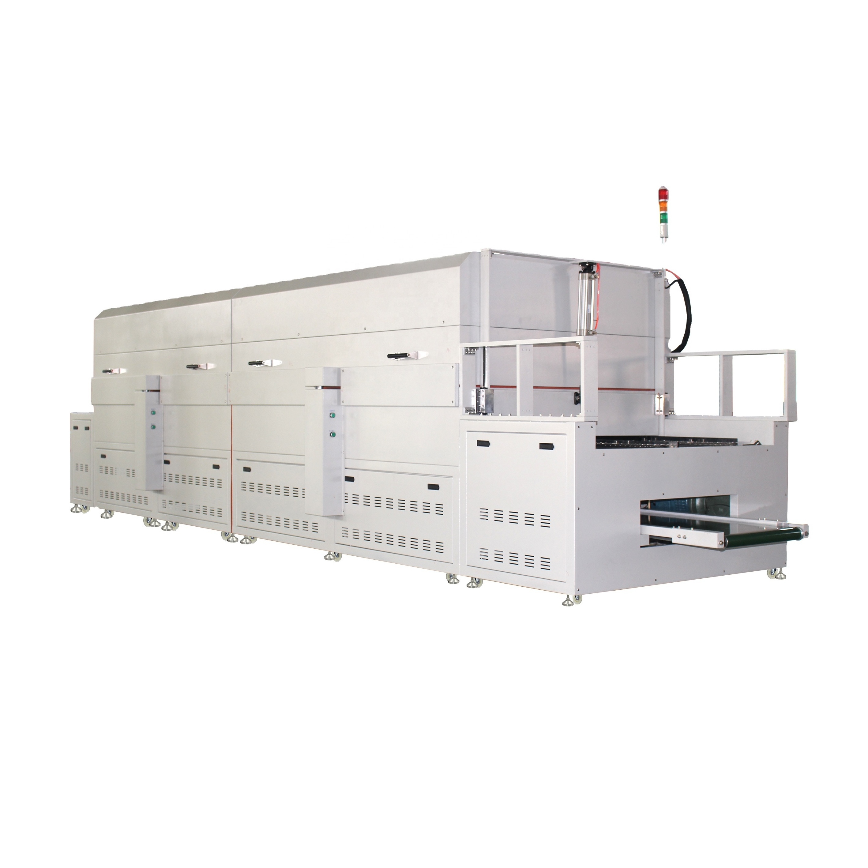 conveying Industrial Tunnel IR Hot Air drying machine oven for semiconductor PCB FPC board