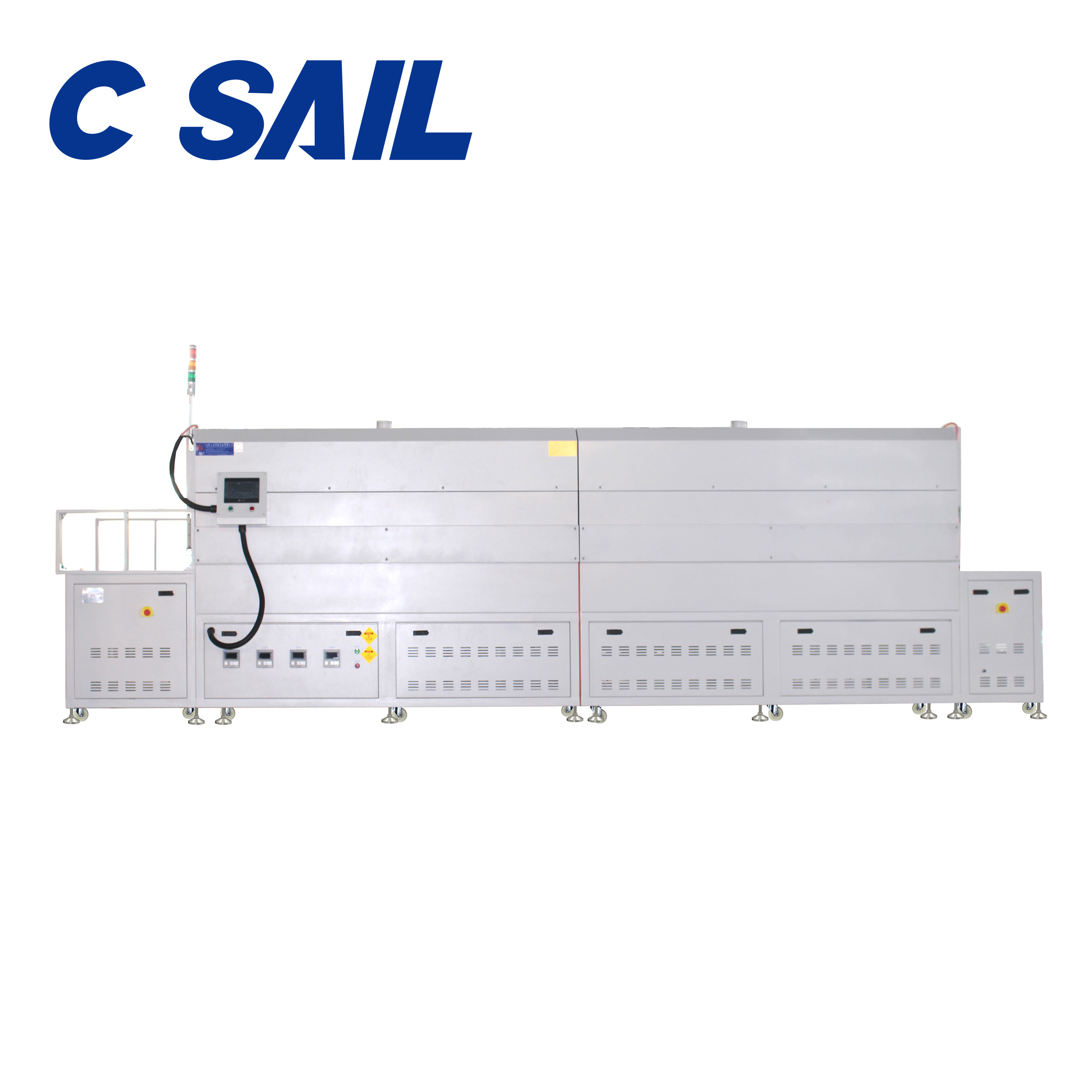 conveying Industrial Tunnel IR Hot Air drying machine oven for semiconductor PCB FPC board