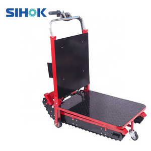 Sihok stainless steel stair climber dolly heavy duty goods carrying trolley automatic electric hand trolley