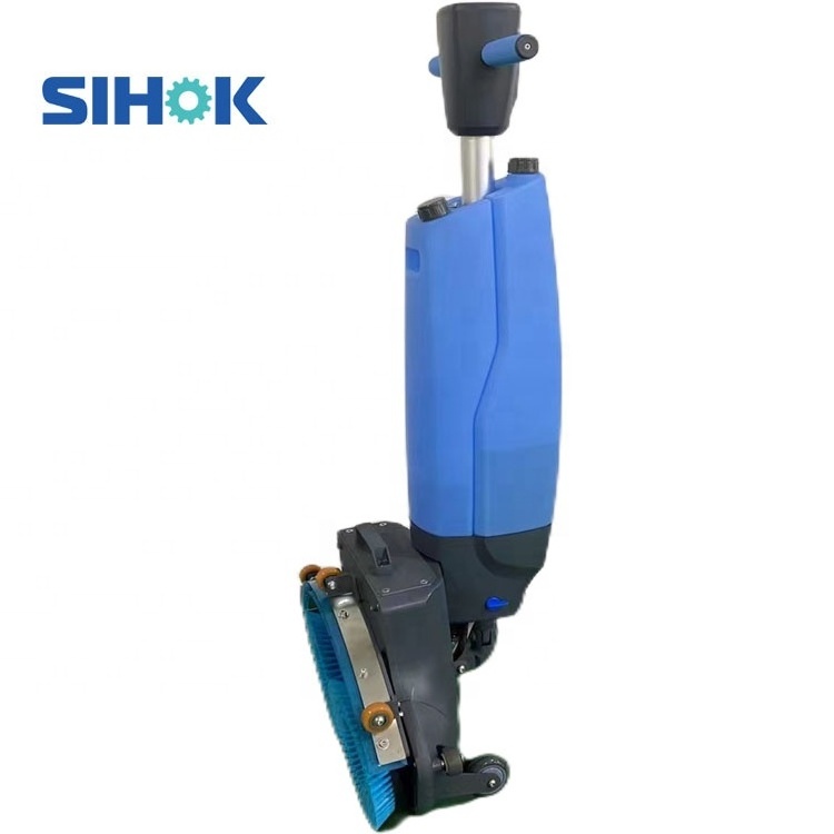 SH-T1 fully automatic marble floor cleaner compact walk behind tile floor cleaning machine hand push mini floor scrubber