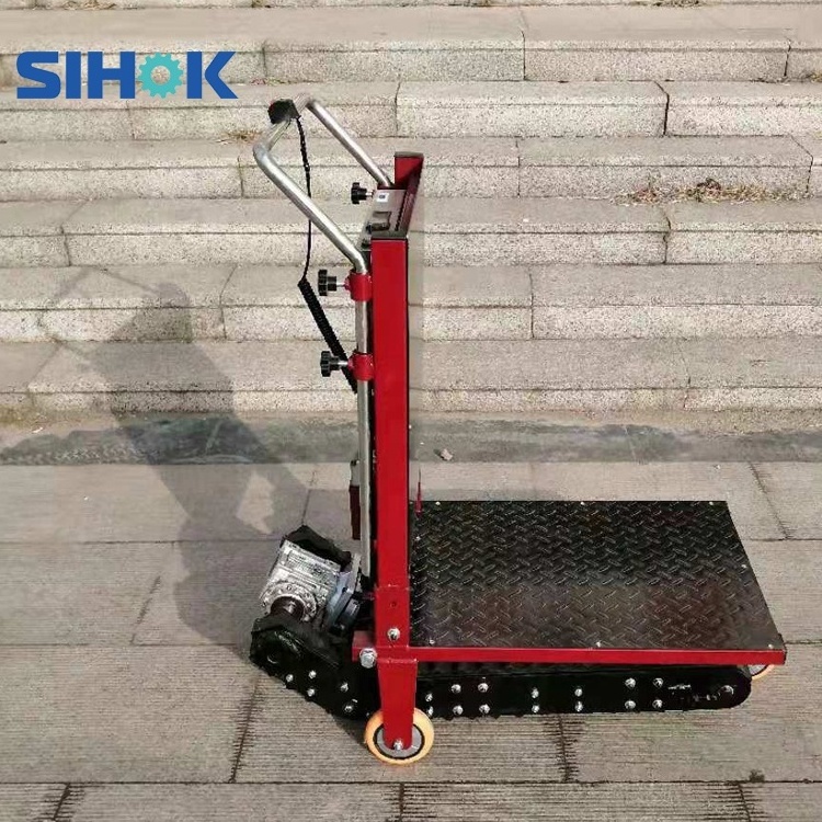 China professional foldable stair climber machine price tracked stair walker trolley battery power electric hand truck