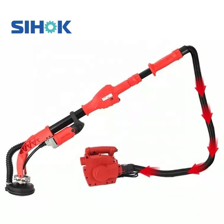 Hand held wall putty mortar cement electrical grinder dry wall polisher dust-free wall grinding machine