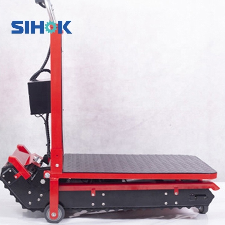 Sihok stainless steel stair climber dolly heavy duty goods carrying trolley automatic electric hand trolley