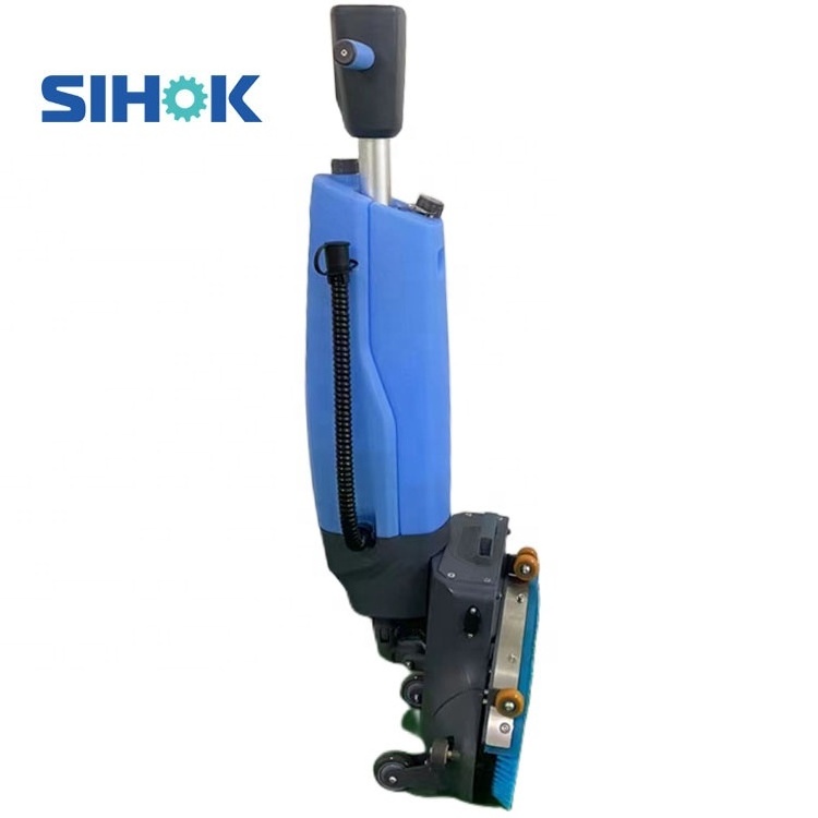 SH-T1 fully automatic marble floor cleaner compact walk behind tile floor cleaning machine hand push mini floor scrubber