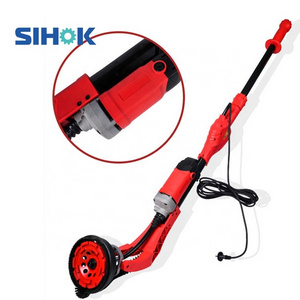 Hand held wall putty mortar cement electrical grinder dry wall polisher dust-free wall grinding machine