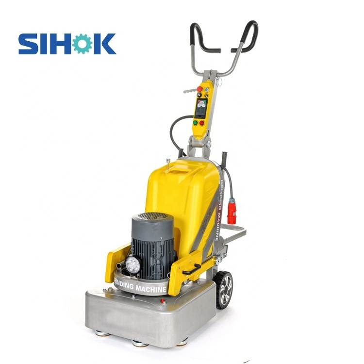 High Speed Hand Push 12 Heads Concrete Floor Grinder And Polisher 220V 380V Grinding Machine For Concrete