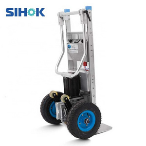 wholesale max loading 200kg heavy duty dolly foldable electric hand truck cart two-wheel power hand carts