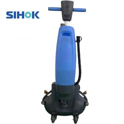 SH-T1 fully automatic marble floor cleaner compact walk behind tile floor cleaning machine hand push mini floor scrubber