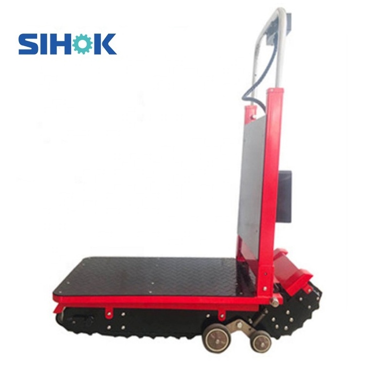 Sihok stainless steel stair climber dolly heavy duty goods carrying trolley automatic electric hand trolley