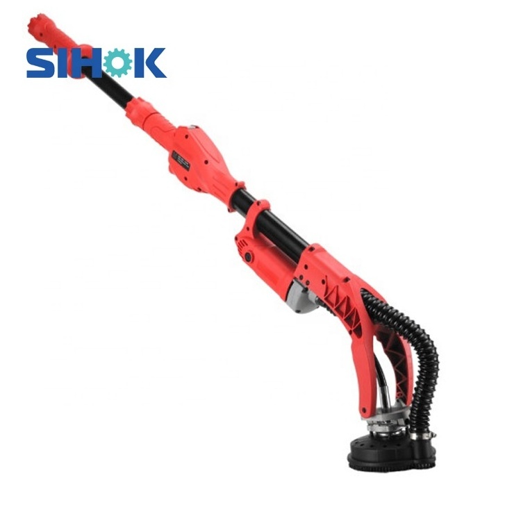 Hand held wall putty mortar cement electrical grinder dry wall polisher dust-free wall grinding machine