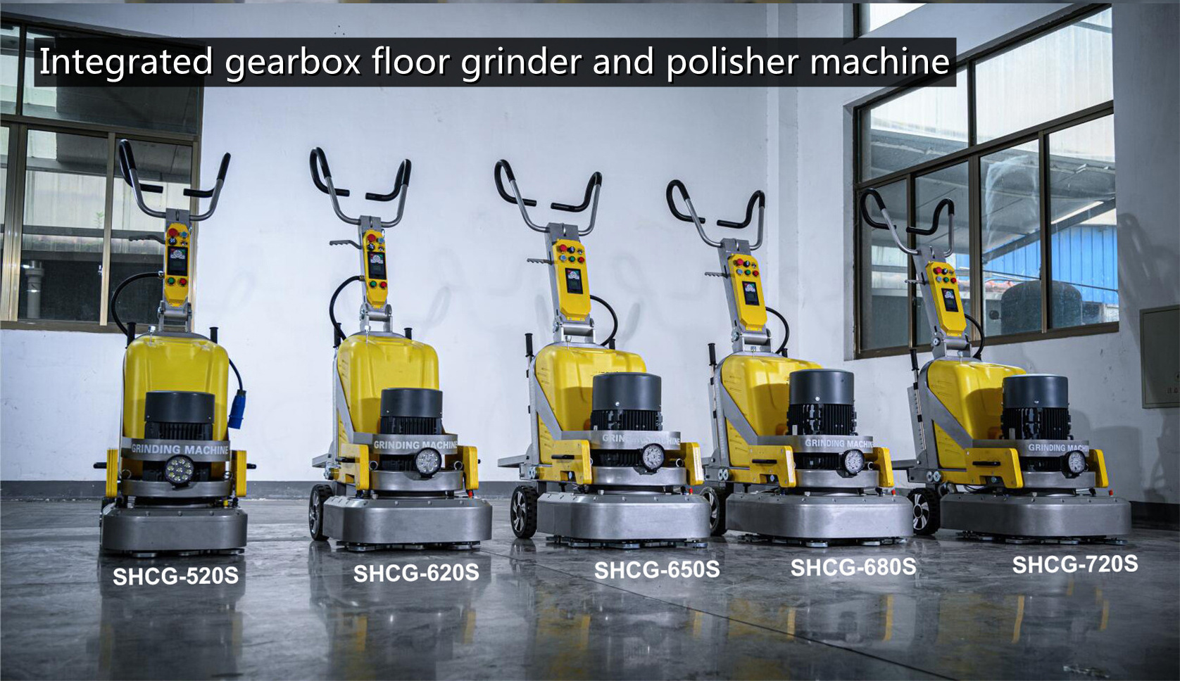 220V 380V Marble terrazzo Concrete Floor Grinder Concrete Floor Grinding Machine Concrete Polishing Machine (SHCG-500)