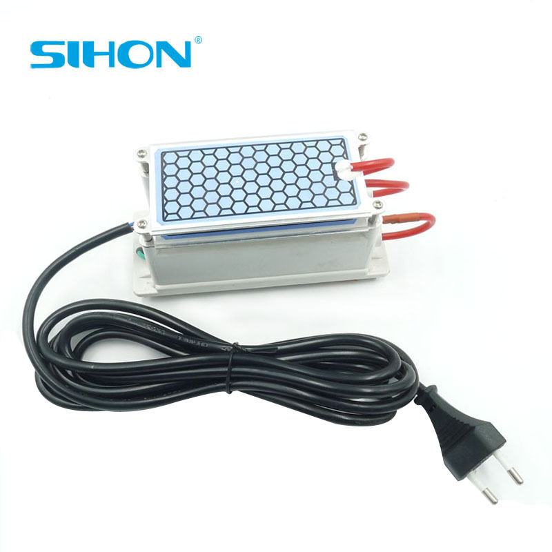 Sihon Integrated 10g/h Ceramic Ozone Plate with Circuit With European Standard Plug Wires 1.5m