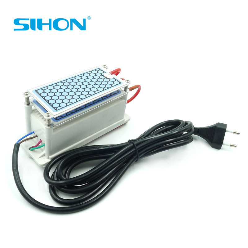 Sihon Integrated 10g/h Ceramic Ozone Plate with Circuit With European Standard Plug Wires 1.5m