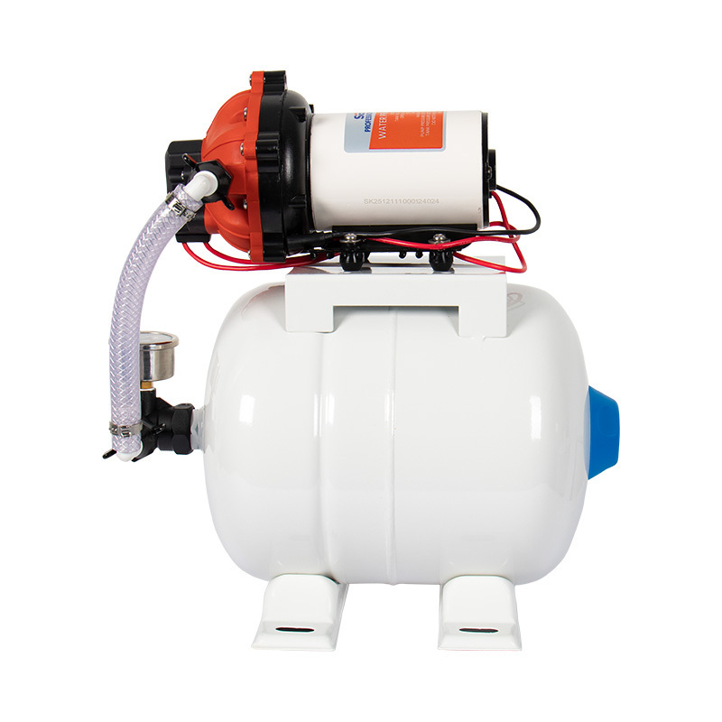 SEAFLO dc 12v 3.0-5.0GPM RV Solar Water Pressure Booster Pump Pressure Booster System for Water Supply