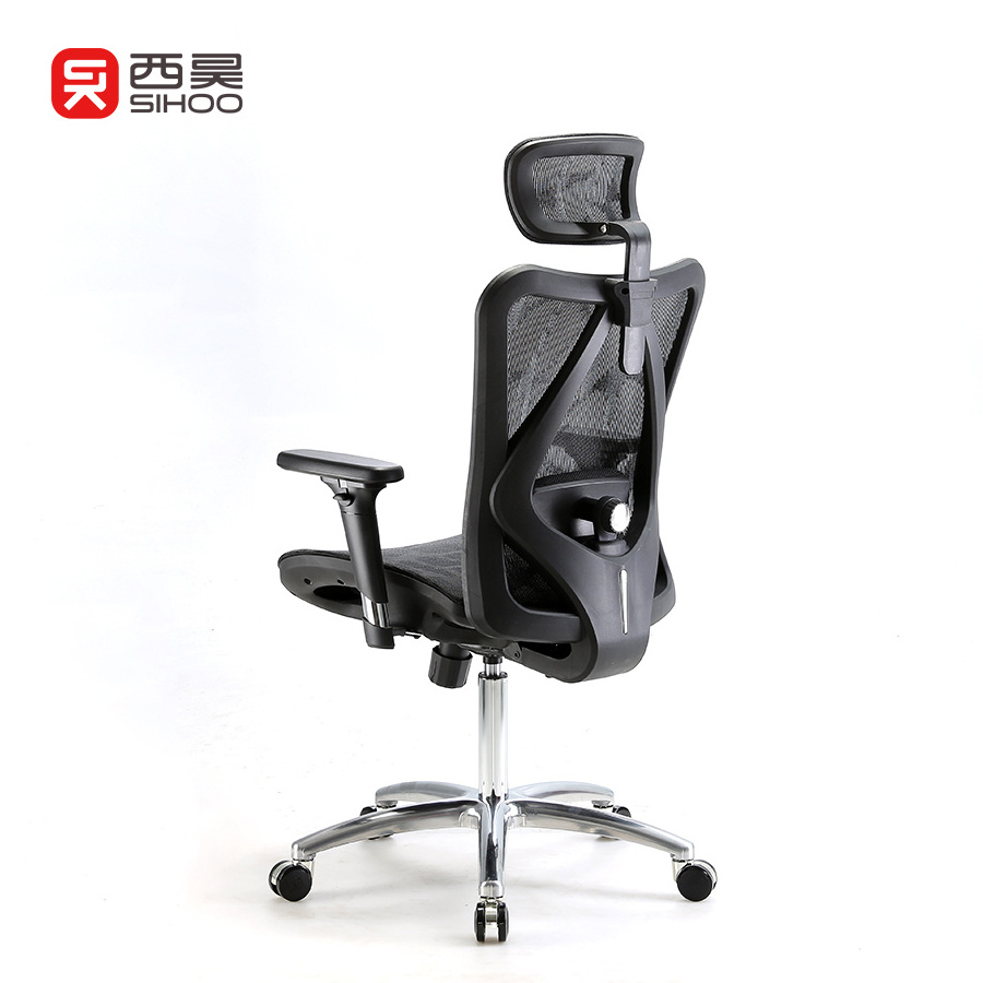 Sihoo M57 China Hot Sale Comfortable BIFMA Ergonomic Mesh Chair  High Back Computer Task Chair With Tilt Function Swivel  Chair