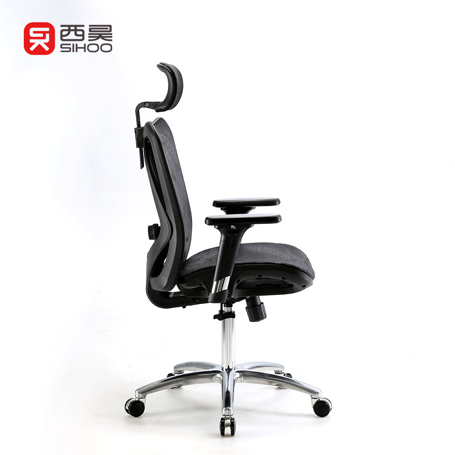 Sihoo M57 China Hot Sale Comfortable BIFMA Ergonomic Mesh Chair  High Back Computer Task Chair With Tilt Function Swivel  Chair