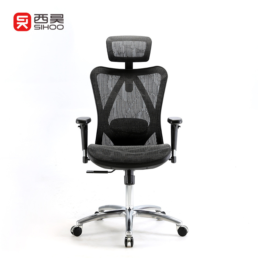 Sihoo M57 China Hot Sale Comfortable BIFMA Ergonomic Mesh Chair  High Back Computer Task Chair With Tilt Function Swivel  Chair