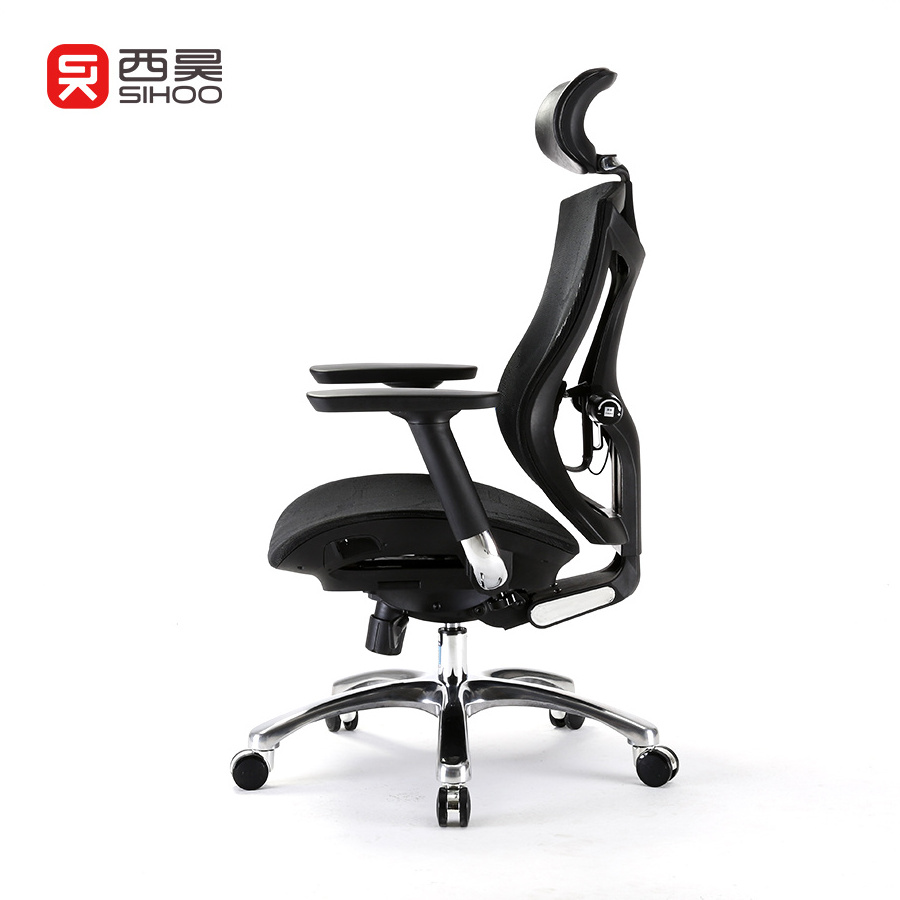 Free Sample SIHOO V1 New Design Height Adjustable Ergo Mesh Ergonomic Office Chair With Lumbar Support