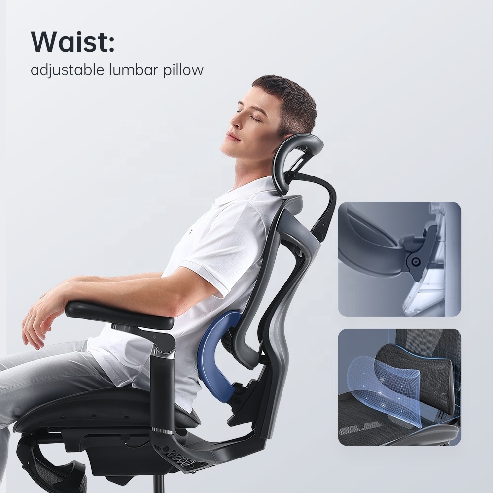 SIHOO C300 mesh conference meeting room gaming task computer boss executive home office ergonomic chair with footrest