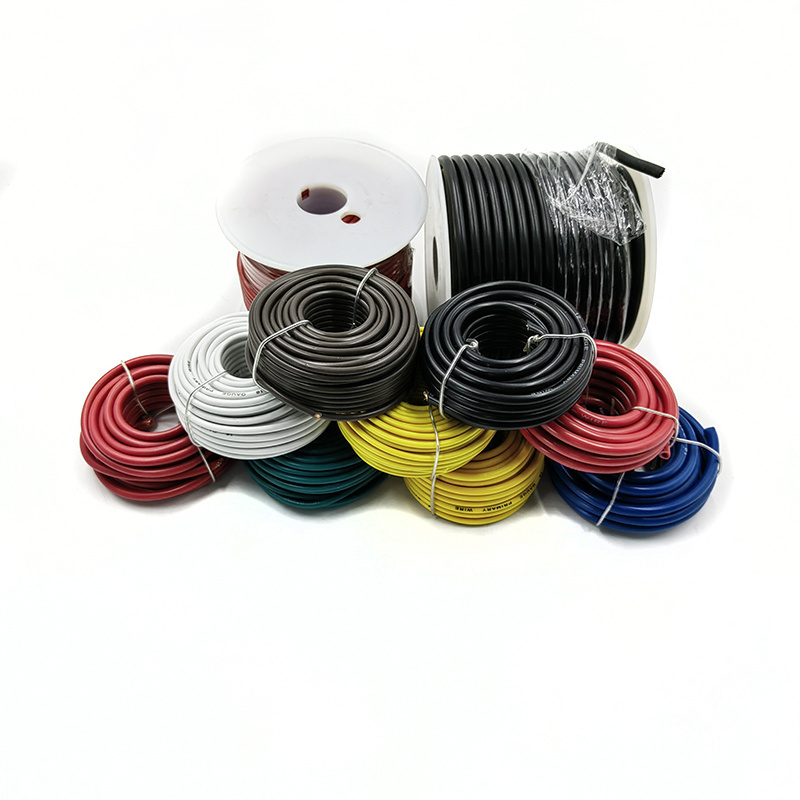 Colors Primary Wire 10 12 14 16 18 GA AWG Gauge Black Red Blue Green copper Automotive Electric Single Wire