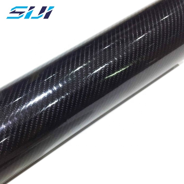 6D carbon fiber film sticker / 1.52*18M carbon fiber 6d film / carbon fiber vinyl car wrapping vinyl roll