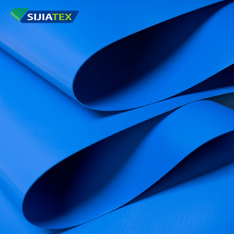 Sijiatex High Tear Strength PVC Tarpaulin Waterproof PVC Coated Fabric Woven PVC Fabric for Bags