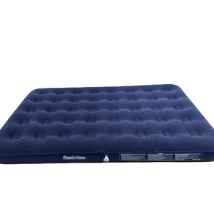 High Quality Inflatable King Size Flocked Airbed Air Beds Mattresses With Pump