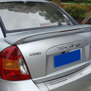 For Hyundai  Accent Spoiler 2005-2009 Accent Spoiler YWW ABS plastic Material Car Rear Wing Color Rear Spoiler