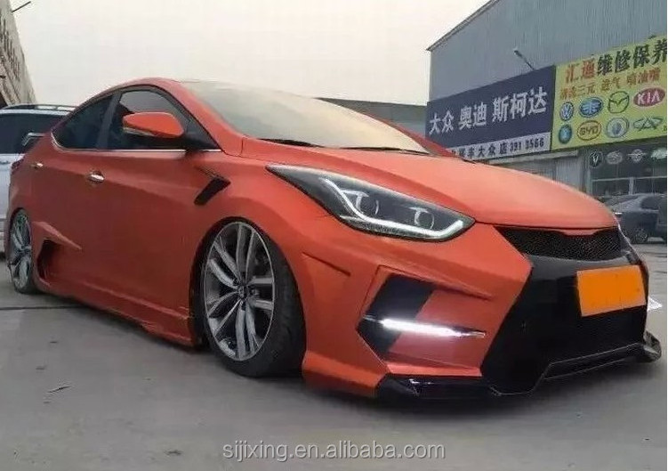 For hyundai elantra 2011+ car big body kit front bumper