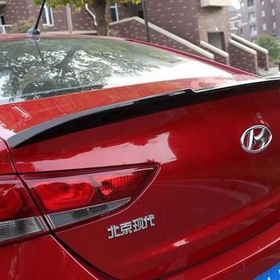 For Hyundai VERNA Accent Spoiler 2017-2018 Accent Spoiler ACY ABS plastic Material Car Rear Wing Color Rear Spoiler