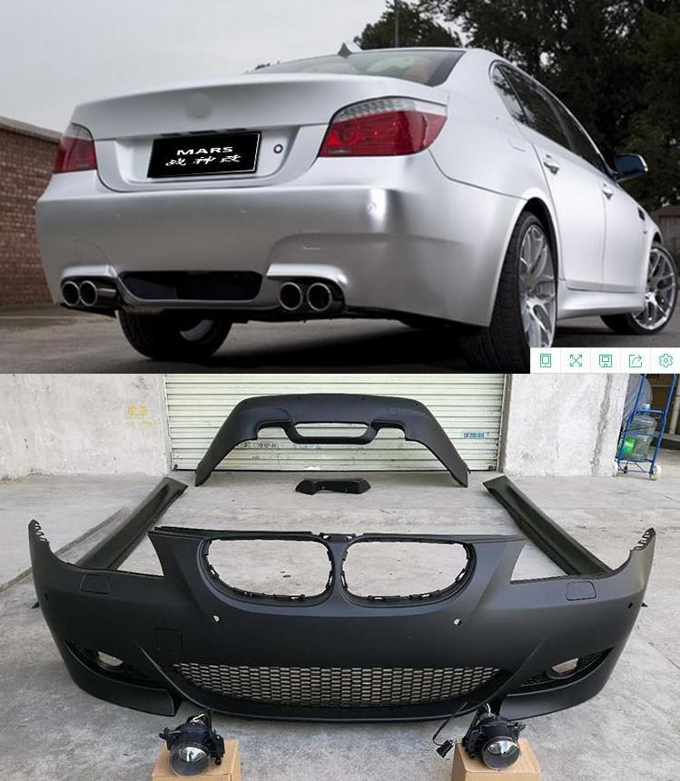 Top Sales Car m5 Style Body Kit For BMW 5 series E60 M5 body kit with PP material Front Rear Bumper 2003-2010