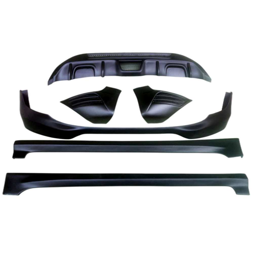 Body Kit For Ford Fiesta 2009-2012 ABS Plastic Front Lip Back Rear Bumper Car Accessories 2009+