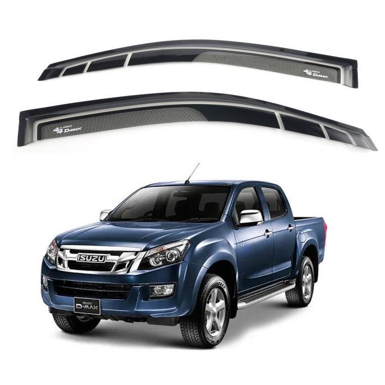 OEM Factory Car Accessories for ISUZU  Dmax 2014 2D Black Mesh Bumper Sun Visor Wind Guard