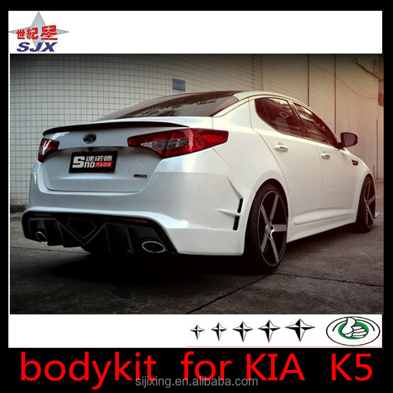 big Body kit for K5 pp plastic rear and front bumper FOR 2010 2011 2012 K IA OPTIMA K5 POLY URETHANE DS STYLE body kit