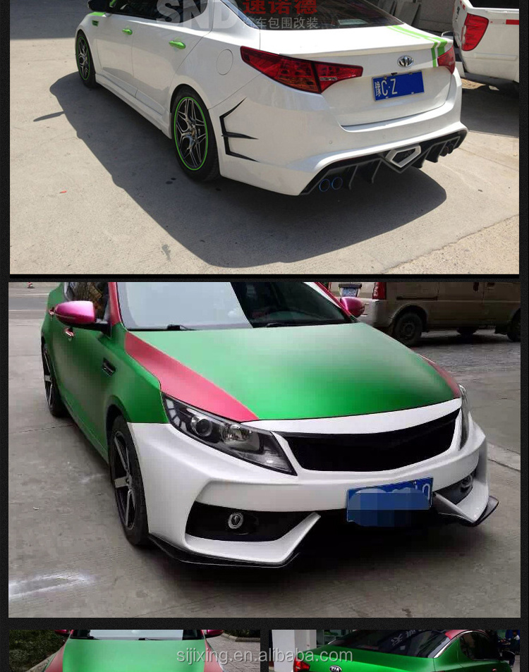 big Body kit for K5 pp plastic rear and front bumper FOR 2010 2011 2012 K IA OPTIMA K5 POLY URETHANE DS STYLE body kit