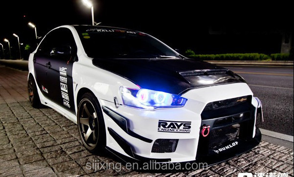 Lancer-EX EVO style PP Body Kit, Lancer EVO PP bodykit For Mitsubishi Lancer body kit GTR style