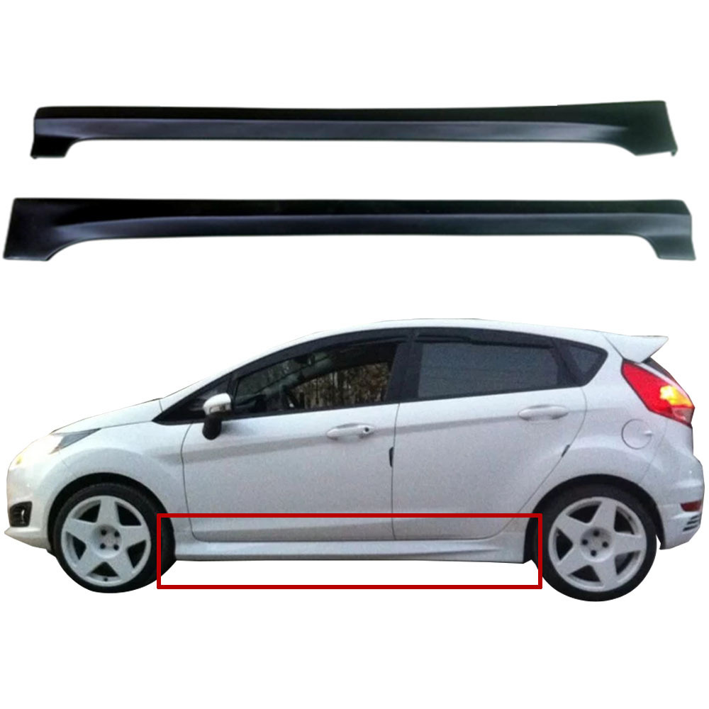 Body Kit For Ford Fiesta 2009-2012 ABS Plastic Front Lip Back Rear Bumper Car Accessories 2009+