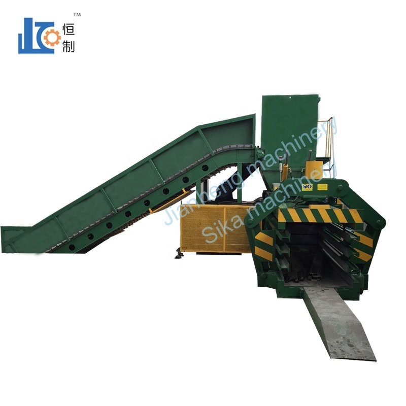 Fully Automatic Horizontal Cardboard OCC Waste Paper Baler Machine Baling Machine Press Machine