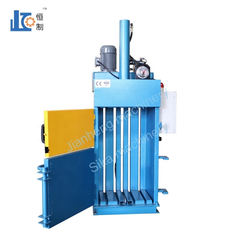 Waste Paper Cardboard Carton Small Baler Machine Plastic film compactor machine