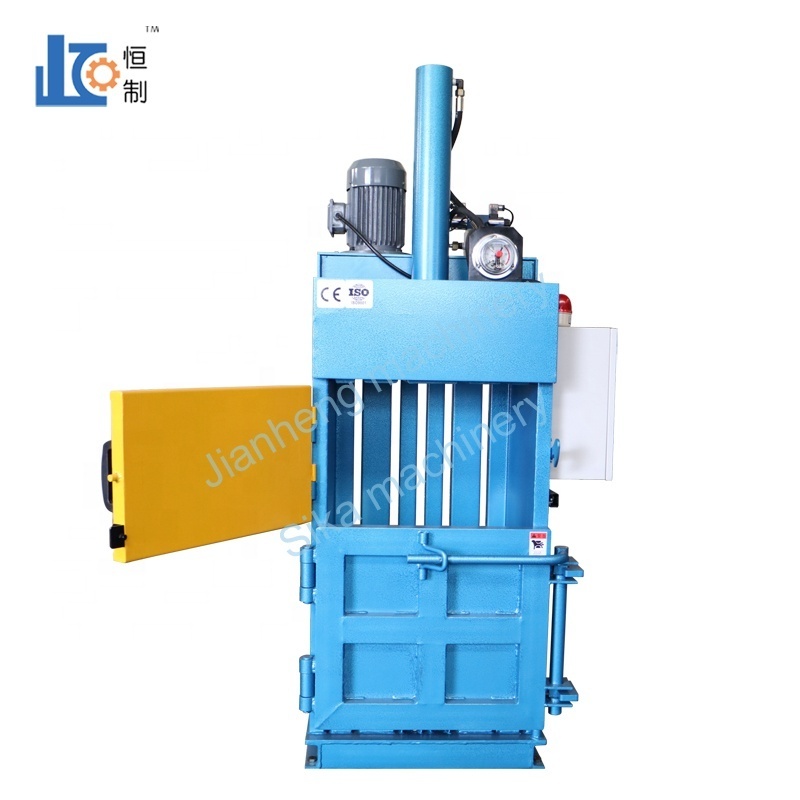 Waste Paper Cardboard Carton Small Baler Machine Plastic film compactor machine