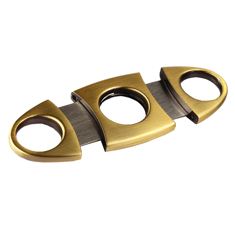 Cigar Cutter Clippers Guillotine Stainless Steel Double Blade 23mm Max Diameter Cigar Cutter Scissors