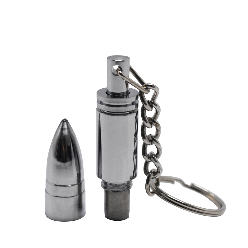 Portable Screw Out Metal Cigar Puncher Blade Cigar Hole Opener Sharp Drill  Cigar Punch Cutter With Key Chain