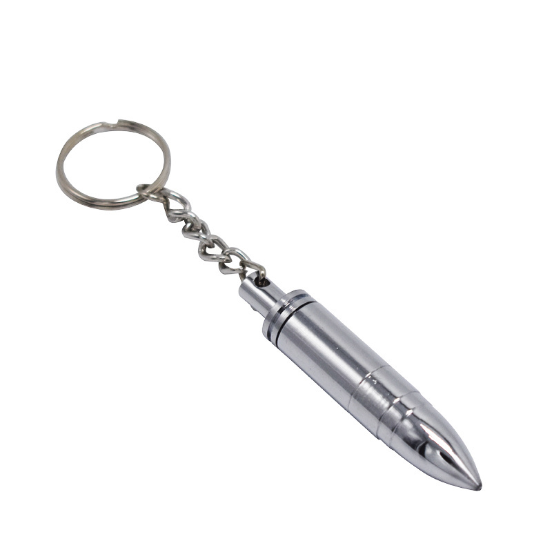 Portable Screw Out Metal Cigar Puncher Blade Cigar Hole Opener Sharp Drill  Cigar Punch Cutter With Key Chain