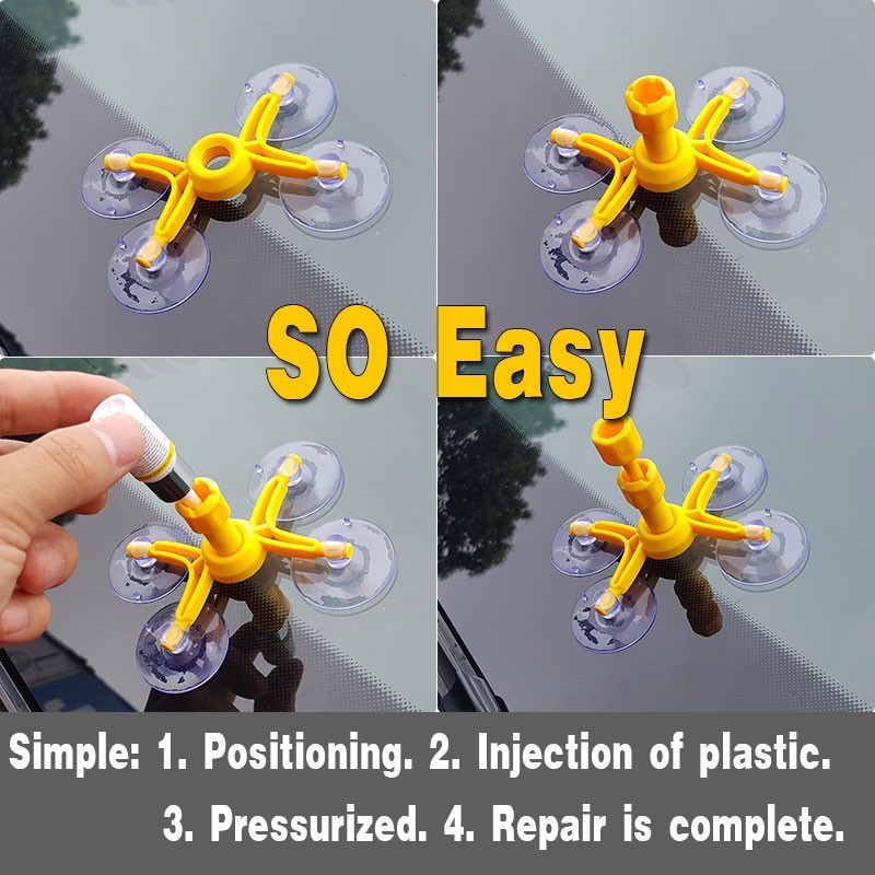 New diy SIKEO auto parts glass repair liquid front windshield repair quick  glass crack repair kit