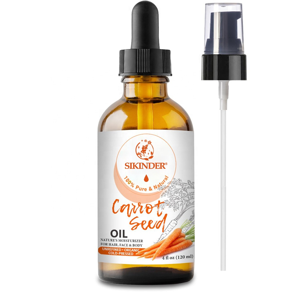 Skin Lightening Products Carrot Seed Oil For Whitening Body Massage Oil Bulk low Price