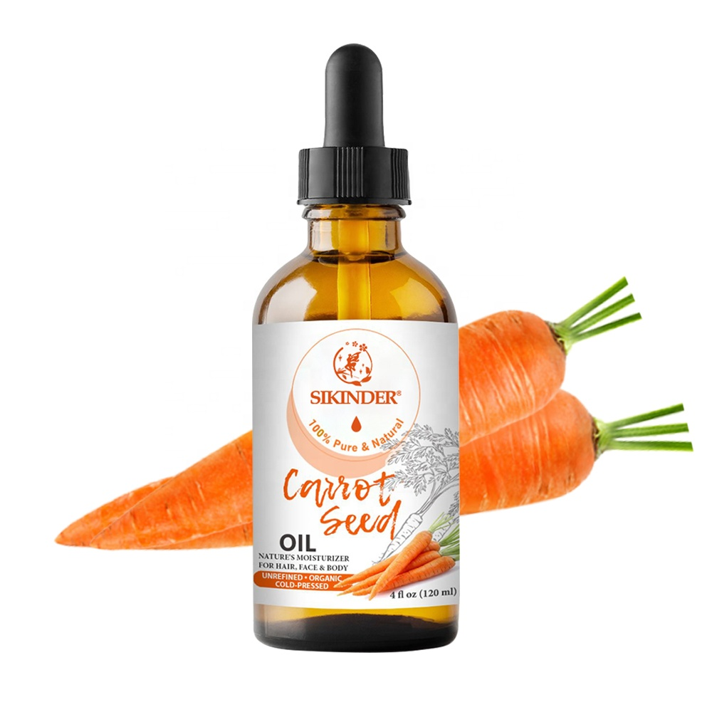 Skin Lightening Products Carrot Seed Oil For Whitening Body Massage Oil Bulk low Price