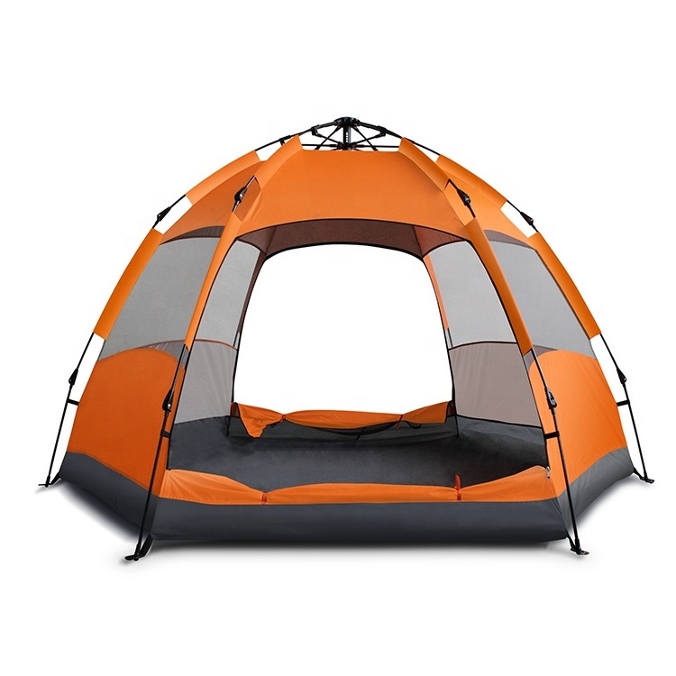 Double layers Family 5-8 person Automatic  Screen camping dome  tent